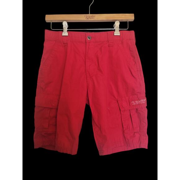 Levis boys swim shorts sz. small red - Picture 1 of 3